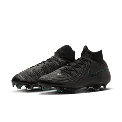 Nike Phantom Luna II Elite FG Firm Ground Soccer Cleat - Black/Black - Deep Jungle