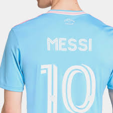 Men's Replica adidas Inter Miami Third Away Jersey with Messi 2025-2026