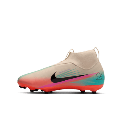 Nike Junior Sam Kerr Mercurial Superfly Academy 10 FG Firm Ground Soccer Cleat - Pale Ivory/Black