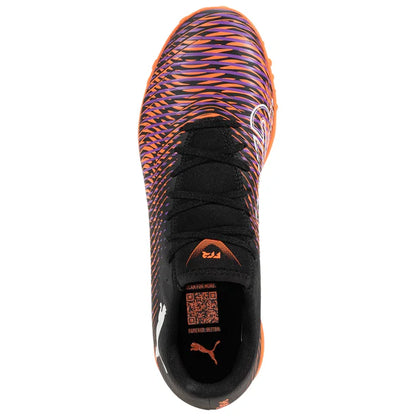 Future 8 Play TT Turf Soccer Shoes Jr - Puma Black-Puma White-Glowing Red