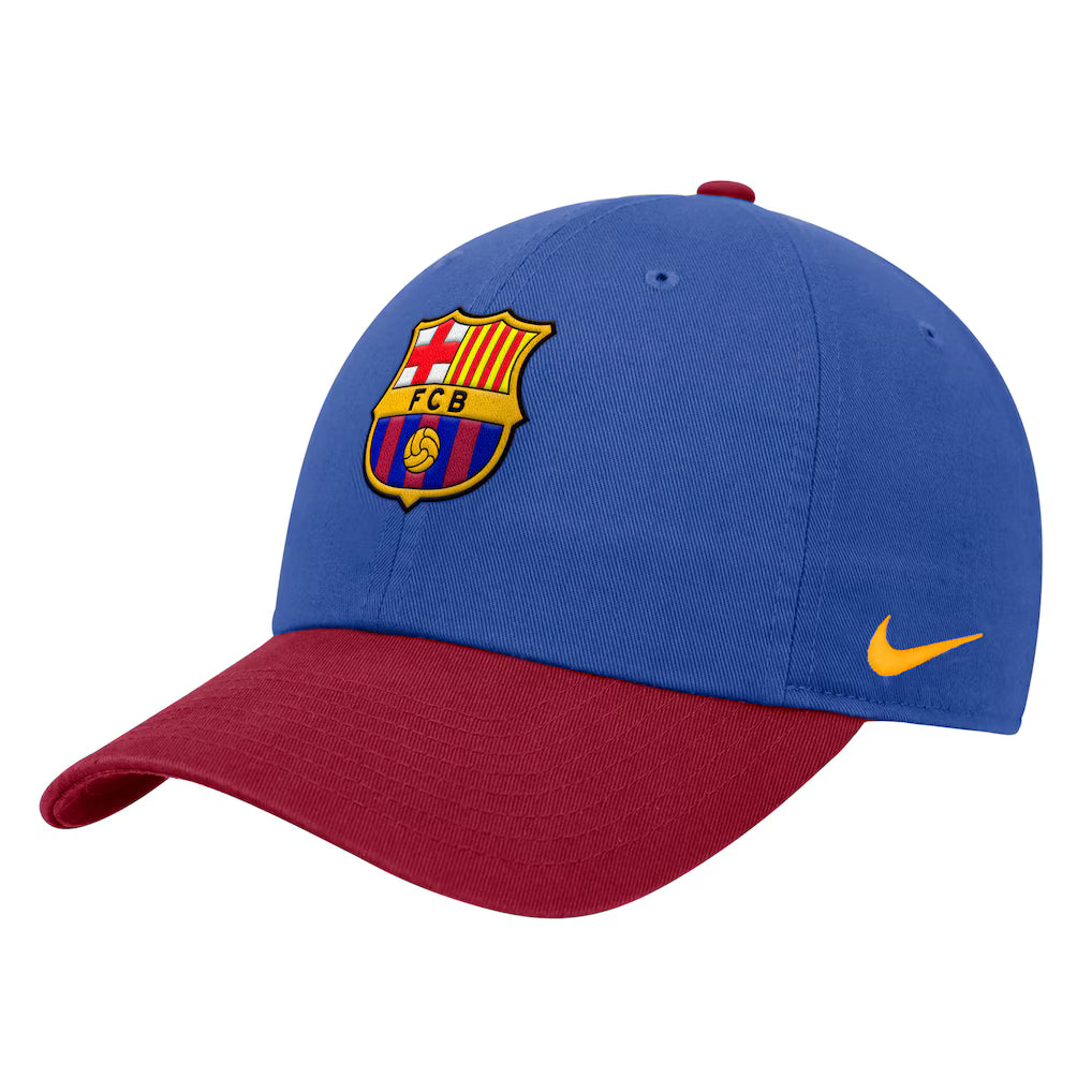 Nike Barcelona Color Block Club Cap Woven Patch - Blue/Red
