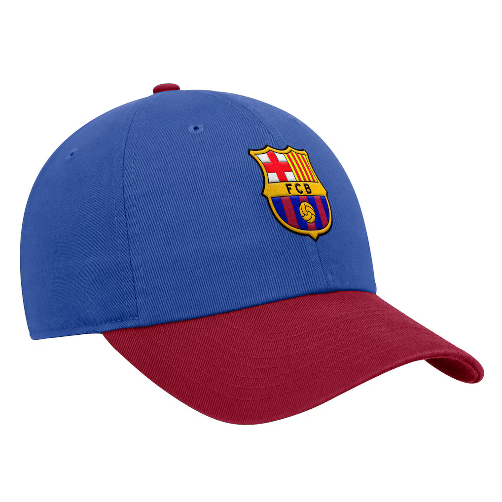 Nike Barcelona Color Block Club Cap Woven Patch - Blue/Red