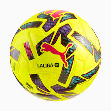 Puma Orbita Pro La Liga Soccer Ball FIFA Quality - Fluo Yellow/ Multicolor