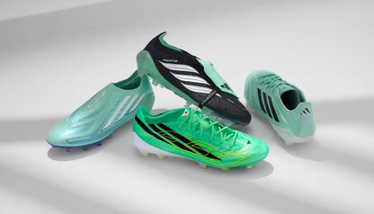 adidas Predator Pro FT FG Firm Ground Soccer Cleats - Core Black/ Silver Met/ Pulse Mint