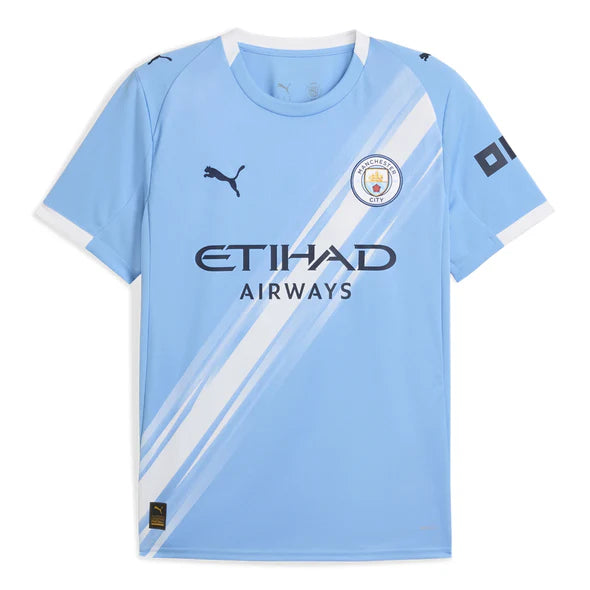 Youth's Puma Replica Manchester City Home Jerseys 2025/2026