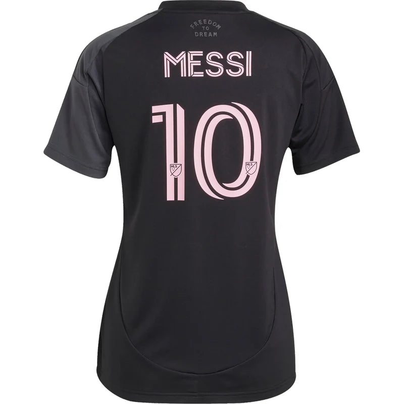 Women's Replica adidas Inter Miami Away Jersey with MESSI 2025/2026