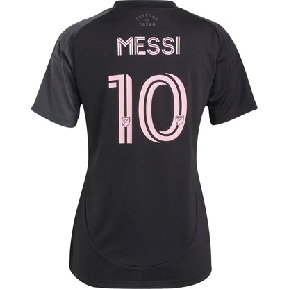 Women's Replica adidas Inter Miami Away Jersey with MESSI 2025/2026