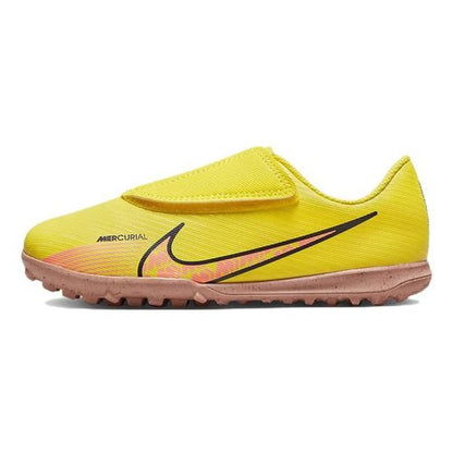 Nike Junior Mercurial Vapor 15 Club TF Turf PS (V) Soccer Cleat -Yellow Strike/Sunset Glow