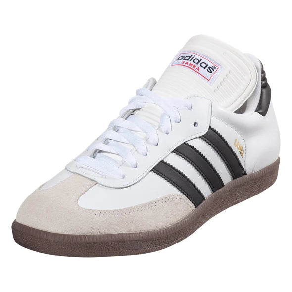 adidas Samba Classic Indoor Soccer Shoe - White/Black