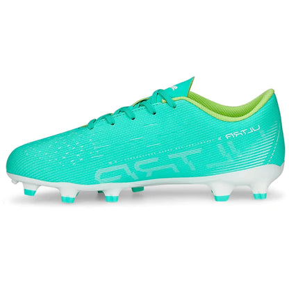 Puma Junior Ultra Play FG Firm Ground Shoes - Peppermint-white-fast yellow