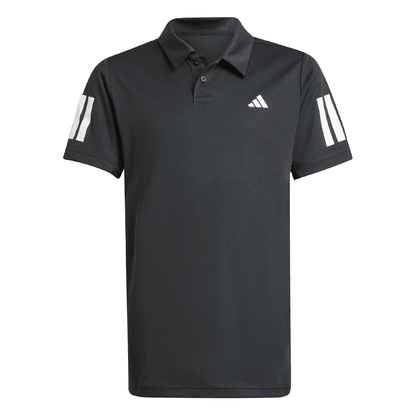 adidas Club 3-Stripe Polo Black