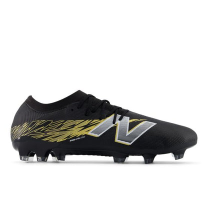 New Balance Furon Elite V8 FG/MG Firm Ground Soccer Shoes- Black/ White/ Gold