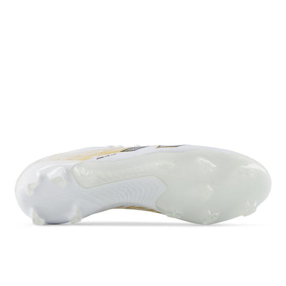 New Balance Furon Pro V8 FG/MG Firm Ground Soccer Shoes- White/ Silver/ Black