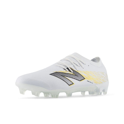 New Balance Furon Pro V8 FG/MG Firm Ground Soccer Shoes- White/ Silver/ Black
