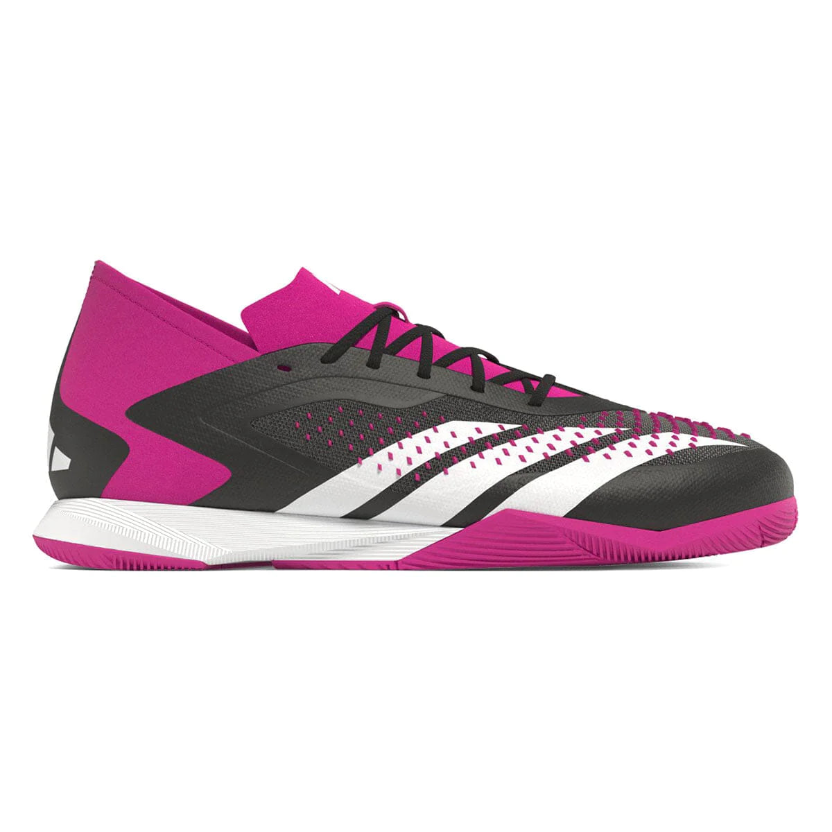 adidas Predator Accuracy.1 IN Indoor Shoes  - Core Black / Cloud White / Team Shock Pink 2